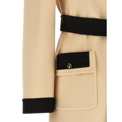 Valentino Garavani Beige Virgin Wool Coat
