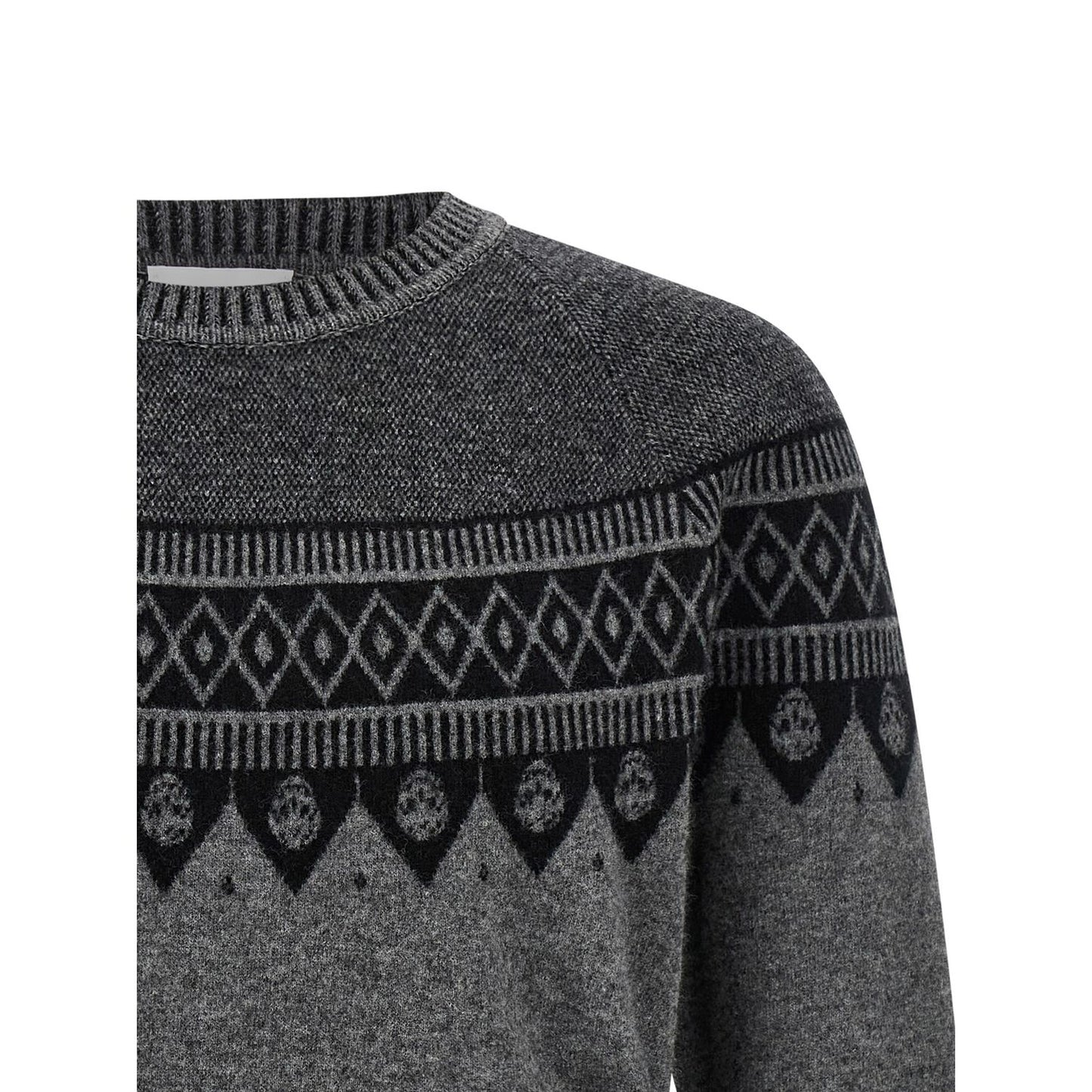 Alexander McQueen Gray Wool Cardigan