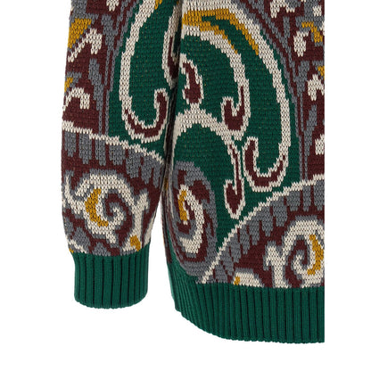 Etro Multicolor Wool Cardigan