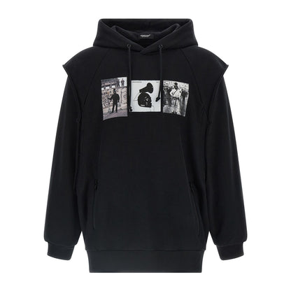 Undercover Black Cotton Sweatshirt