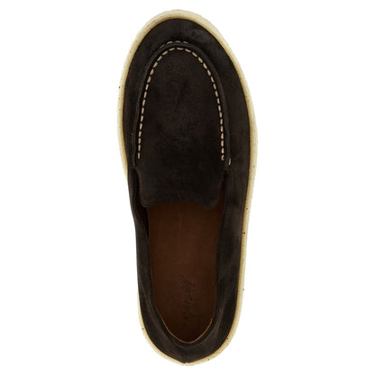 Marsell Brown Leather Slip-On Loafers