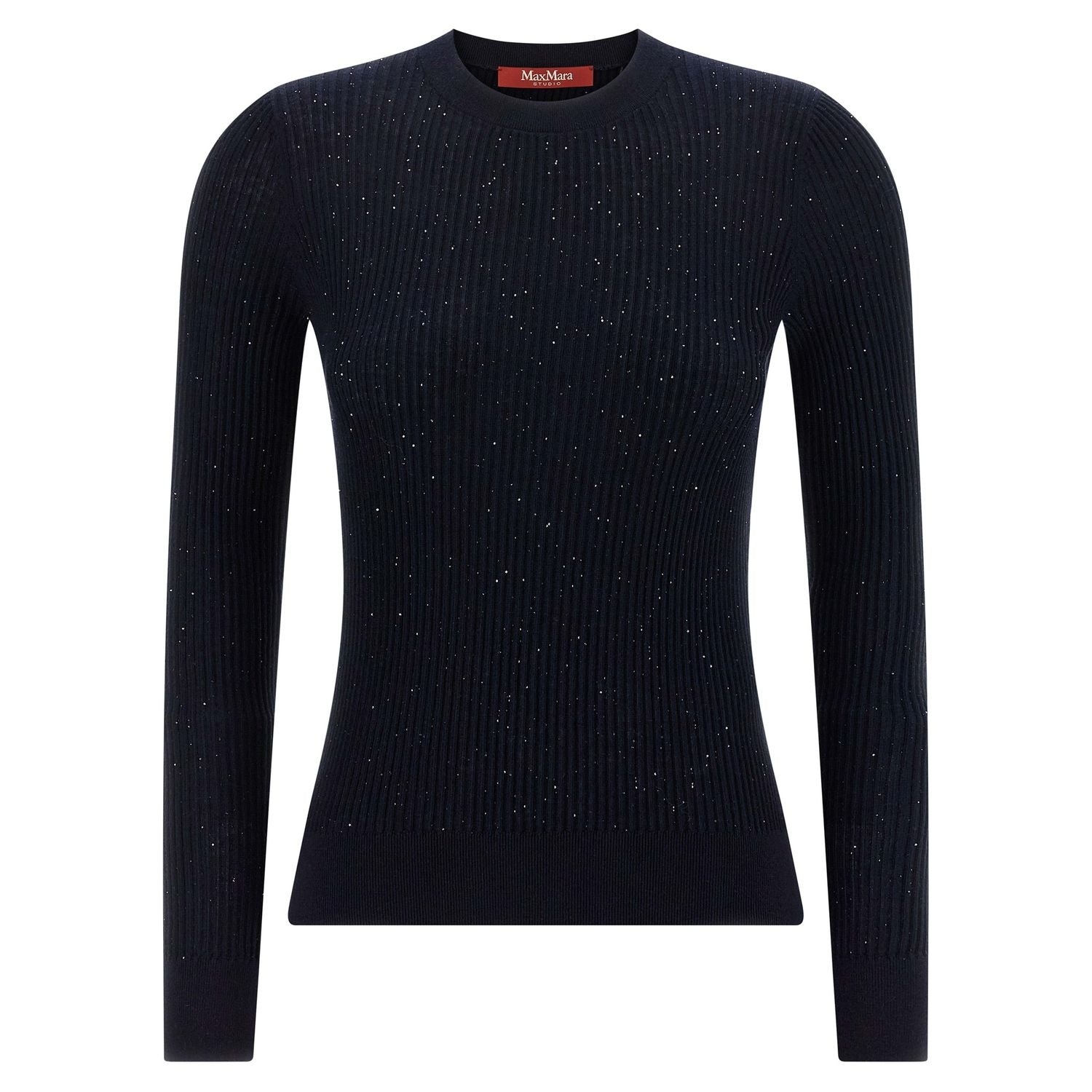 Max Mara Blue Silk Cardigan