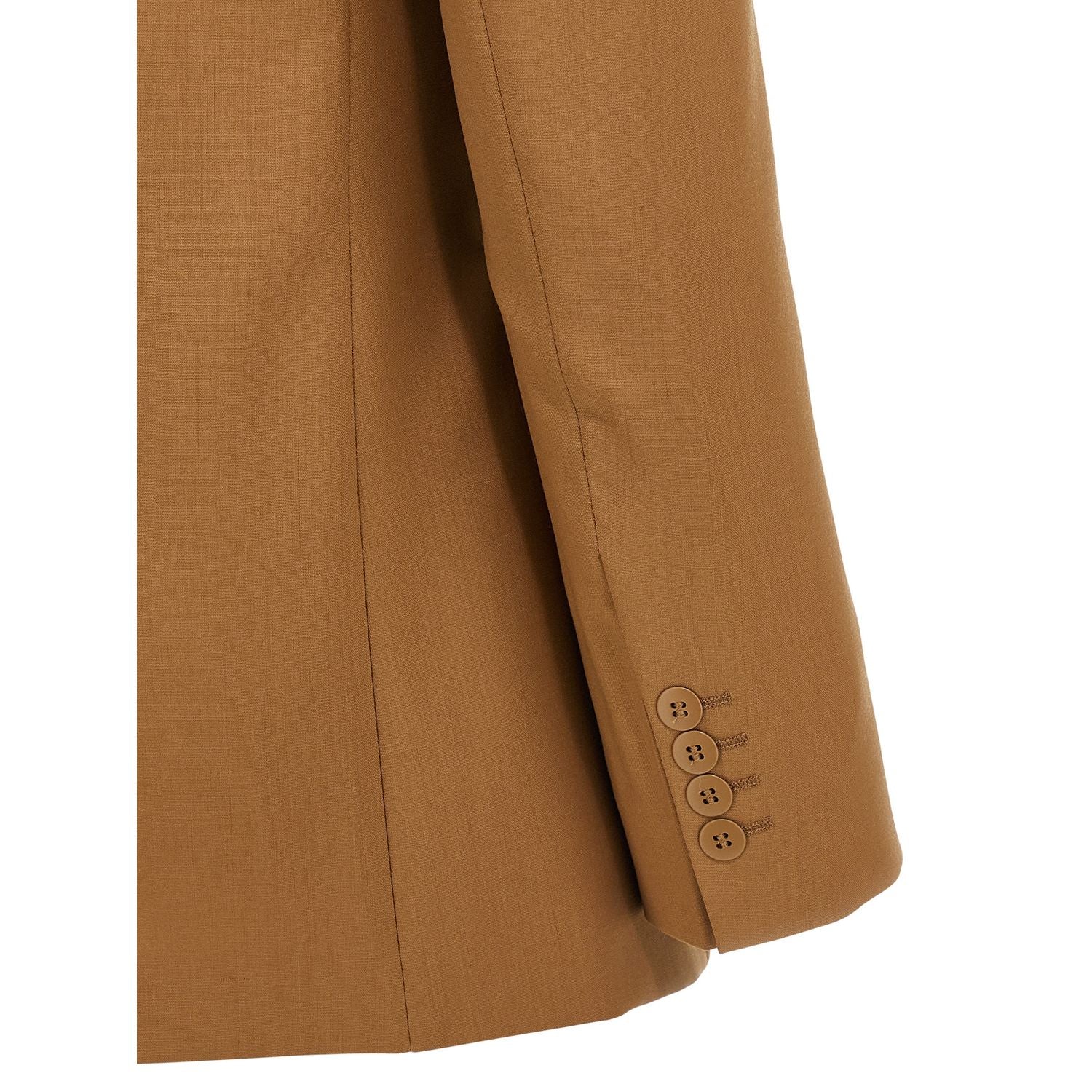 Max Mara Brown Virgin Wool Blazer