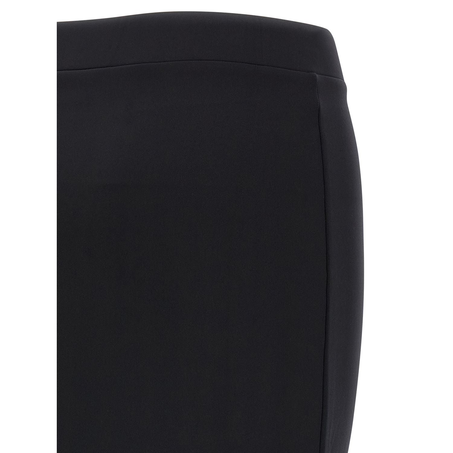 Off-White Black Polyamide Midi Skirt