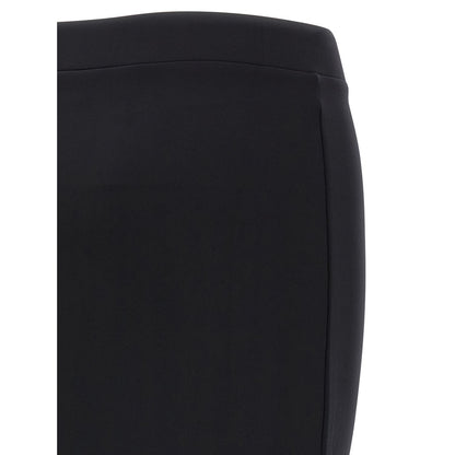 Off-White Black Polyamide Midi Skirt
