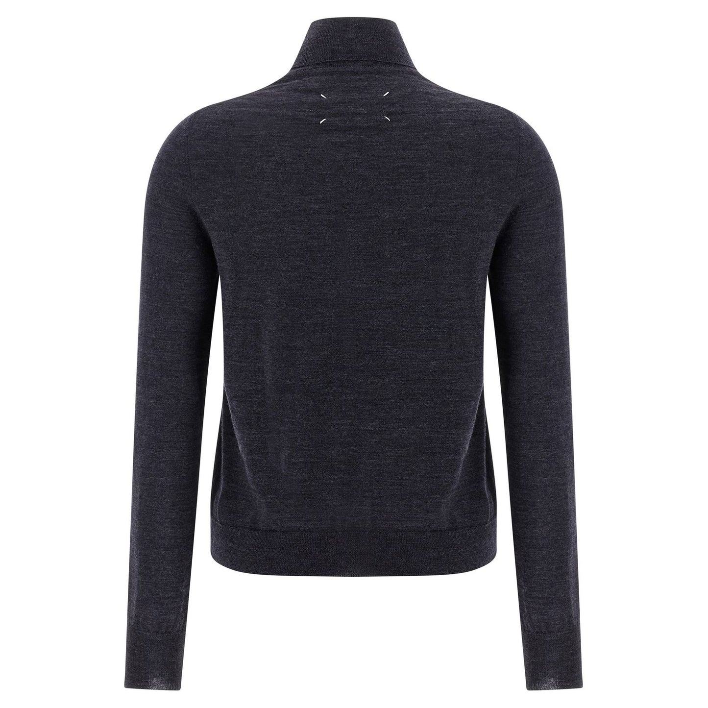Maison Margiela Blue Wool Cardigan
