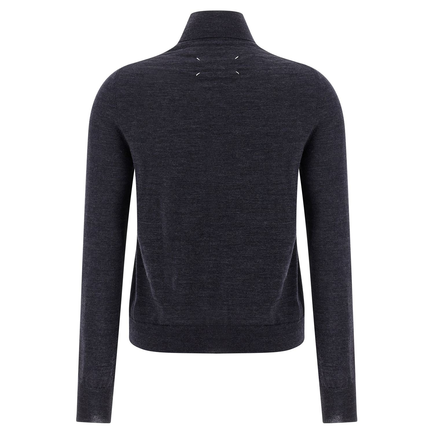 Maison Margiela Blue Wool Cardigan