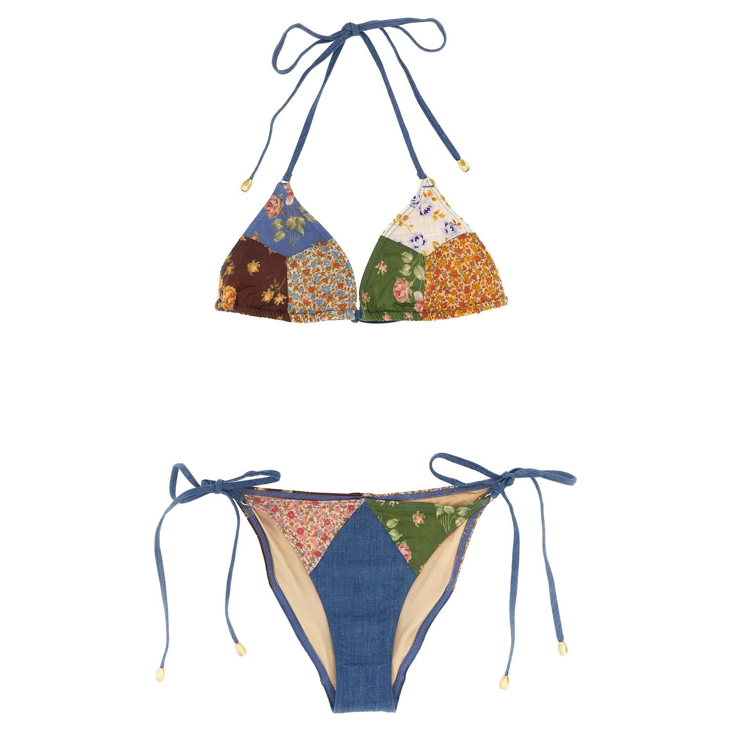 Zimmermann Multicolor Cotton Bikini