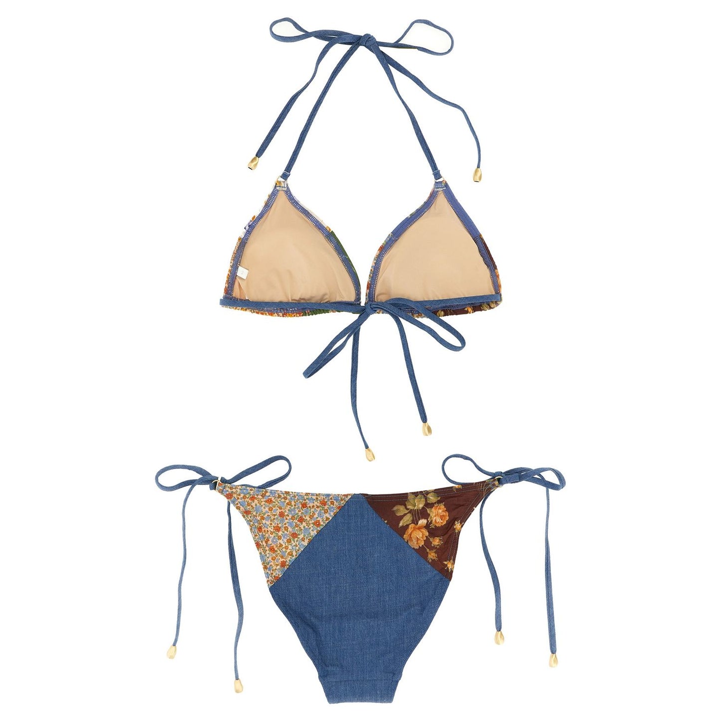 Zimmermann Multicolor Cotton Bikini