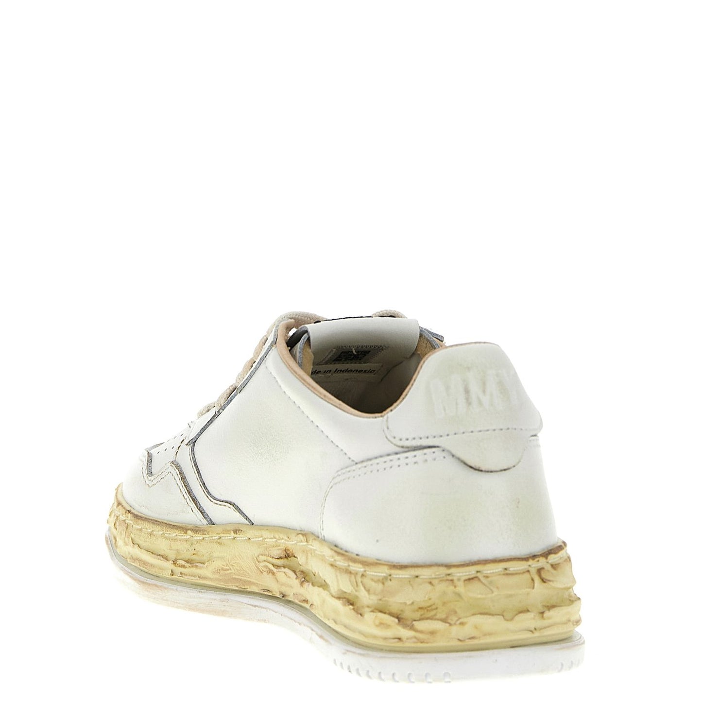 Autry White Goatskin Chunky Sneakers