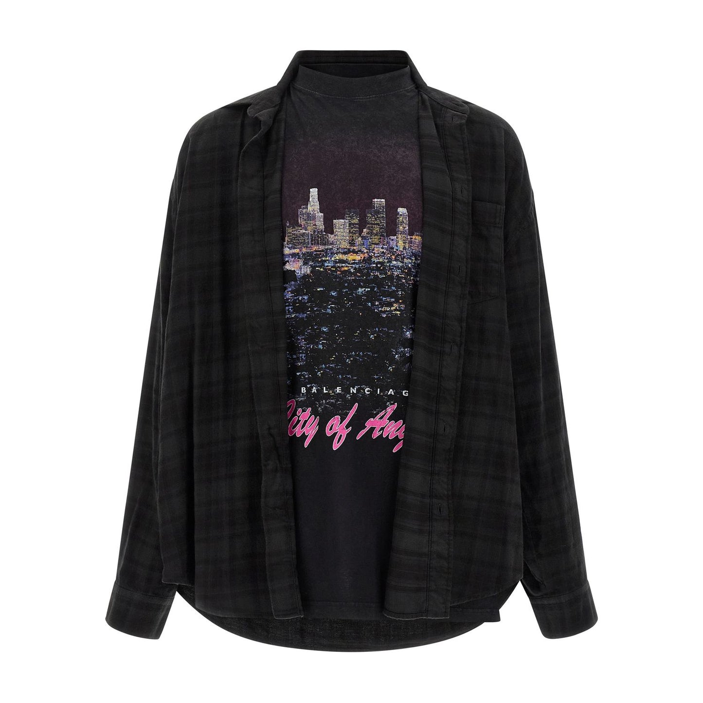Balenciaga Black Cotton Blouse