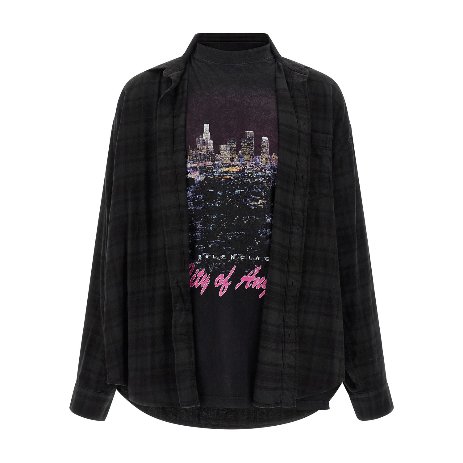 Balenciaga Black Cotton Blouse