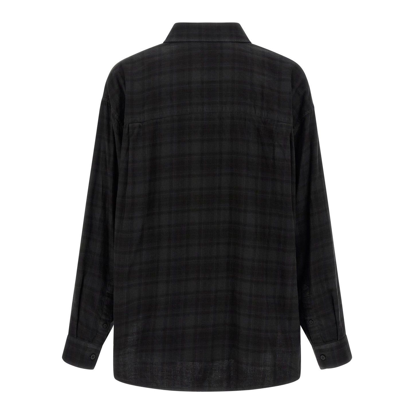 Balenciaga Black Cotton Blouse