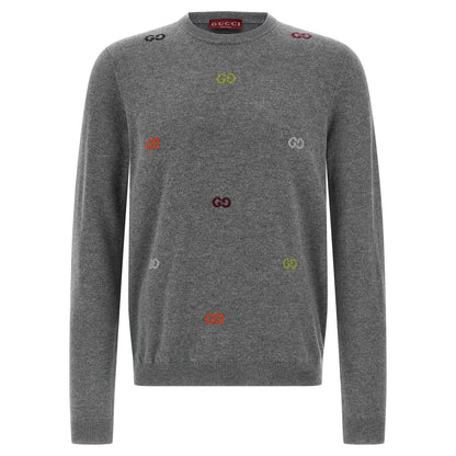 Gucci Gray Cashmere Cardigan