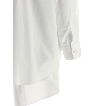 Comme Des Garçons White Cotton Blouse