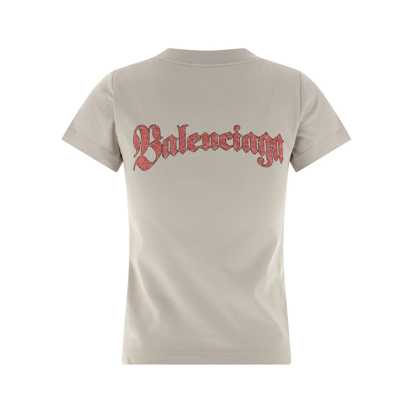 Balenciaga Gray Cotton T-Shirt
