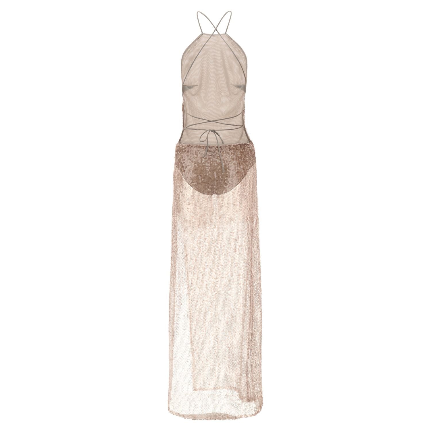 The Andamane Multicolor Polyester Long Dress