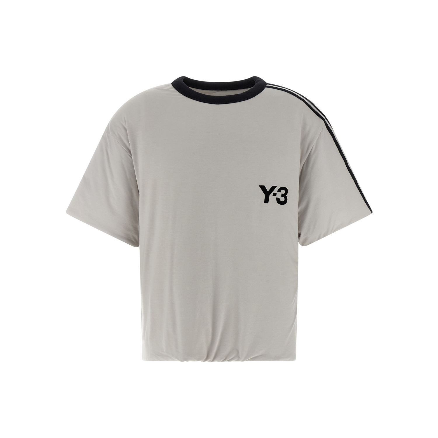 Y-3 Gray Lyocell T-Shirt