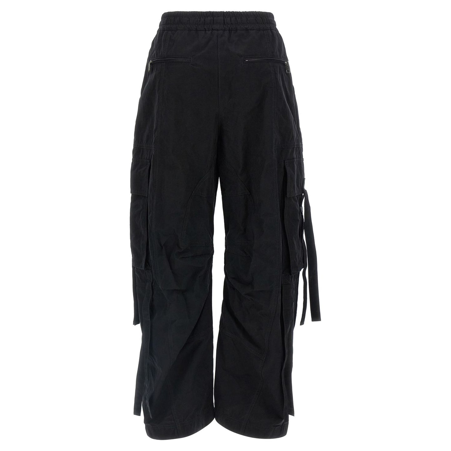 Dolce & Gabbana Black Cotton Cargo Pants