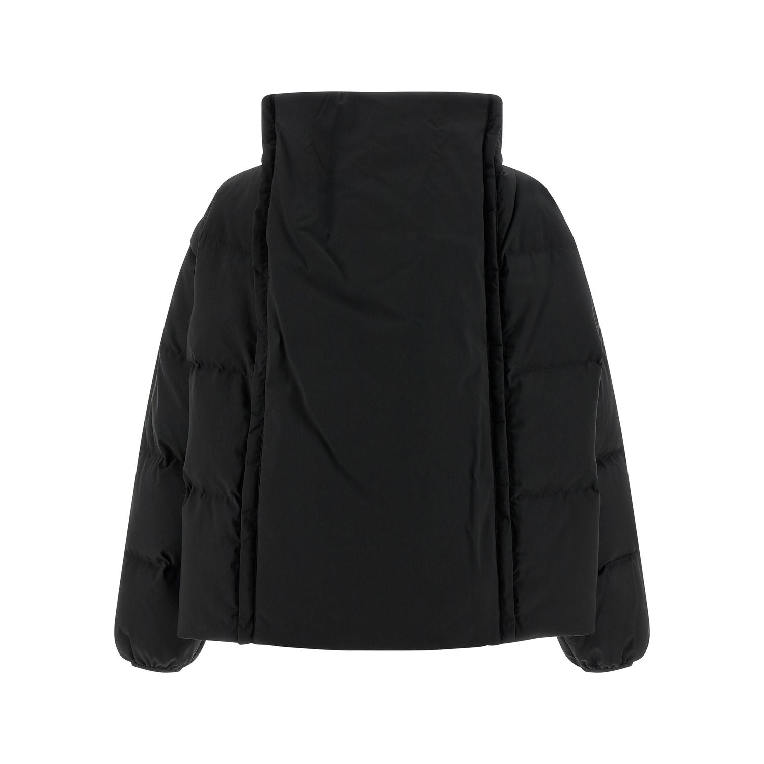 MM6 Maison Margiela Black Polyester Full-Length Jacket