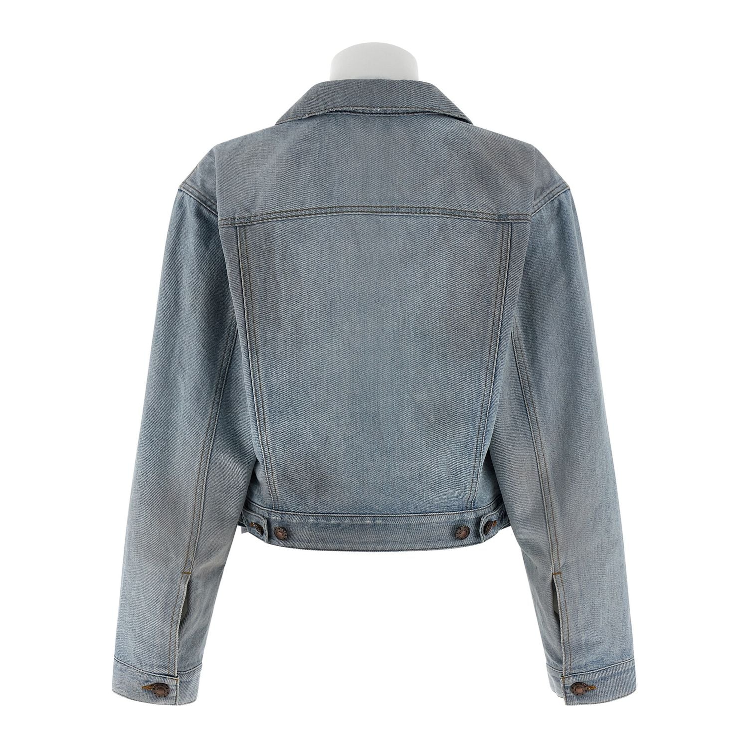 Balenciaga Blue Cotton Denim Jacket