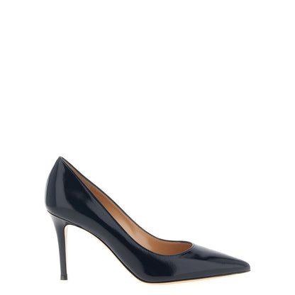 Gianvito Rossi Blue Lamb Leather High Heel Pumps