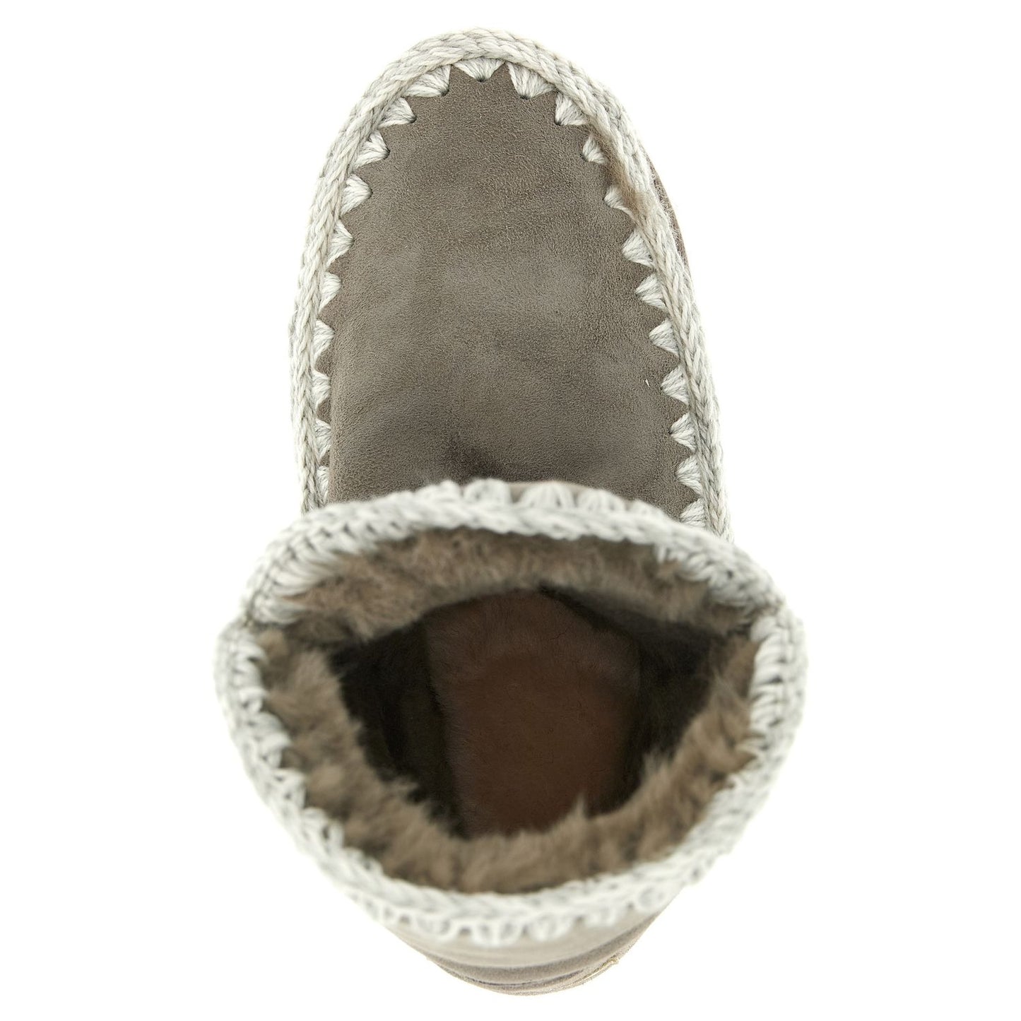 Mou Gray Lambskin Ankle Boots
