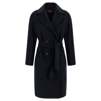 Max Mara Blue Cashmere Coat