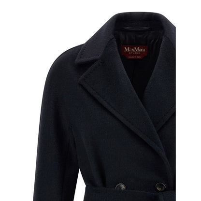 Max Mara Blue Cashmere Coat