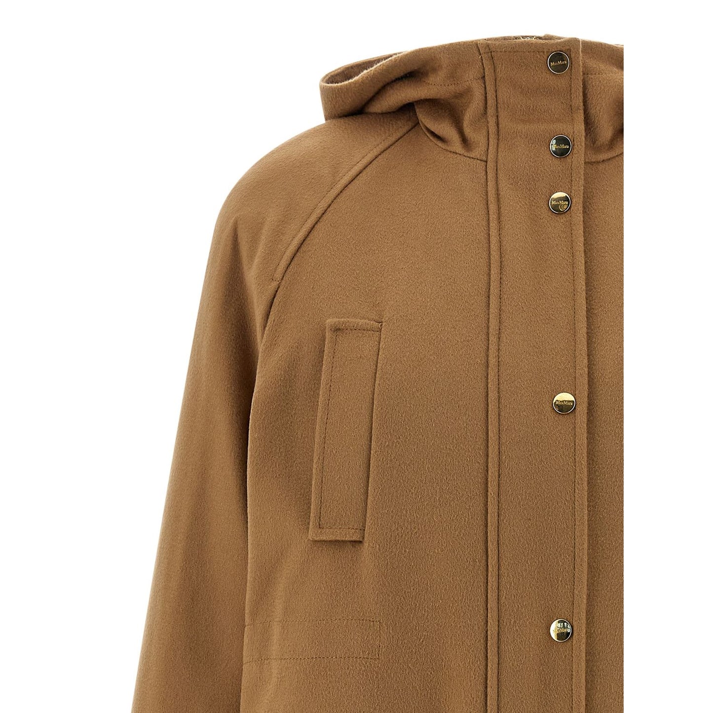 Max Mara Beige Polyamide Parka