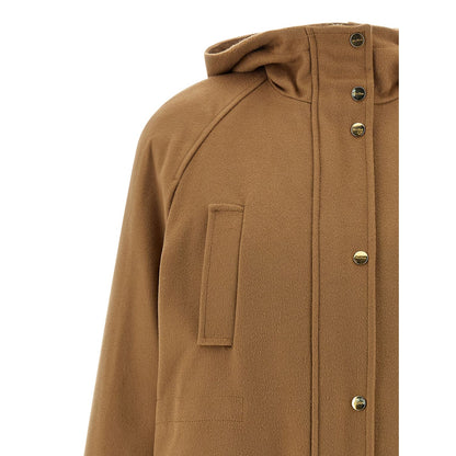 Max Mara Beige Polyamide Parka