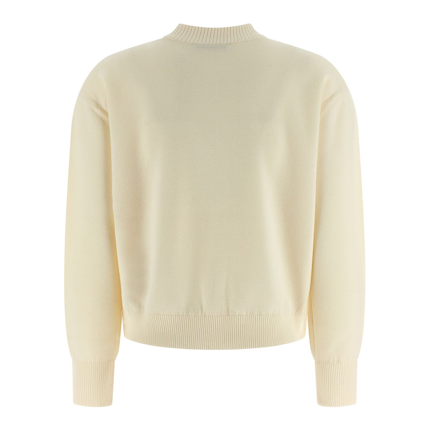 Max Mara White Virgin Wool Cardigan