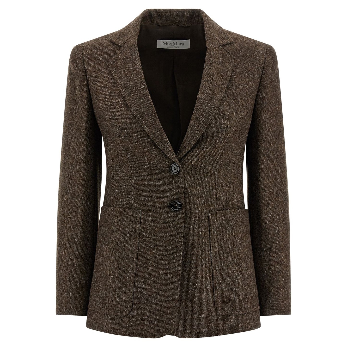 Max Mara Brown Virgin Wool Blazer