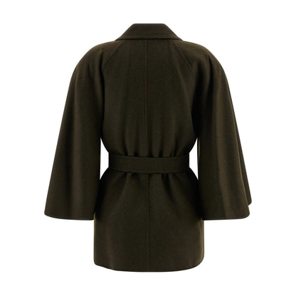 Max Mara Bicolor Wool Coat