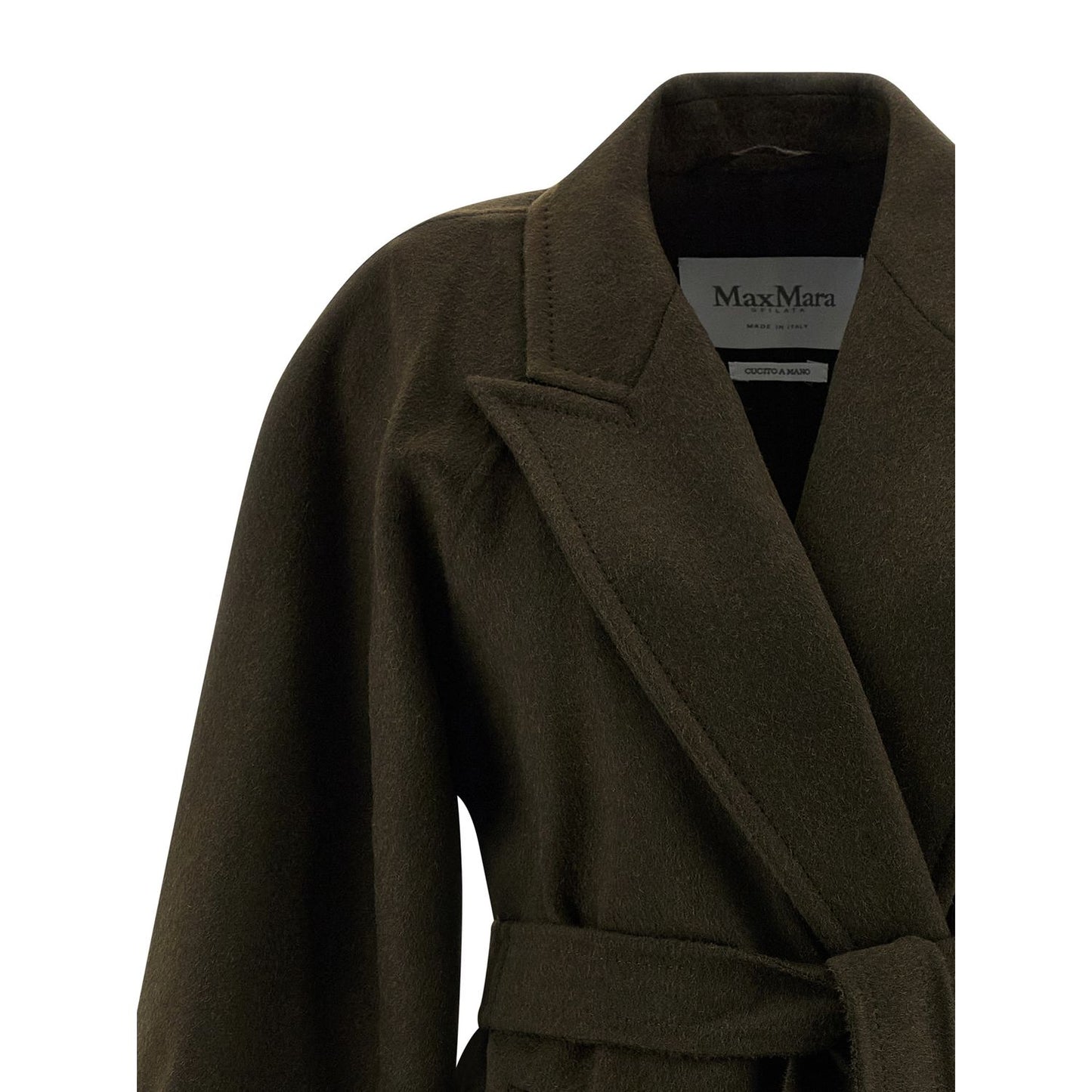 Max Mara Bicolor Wool Coat