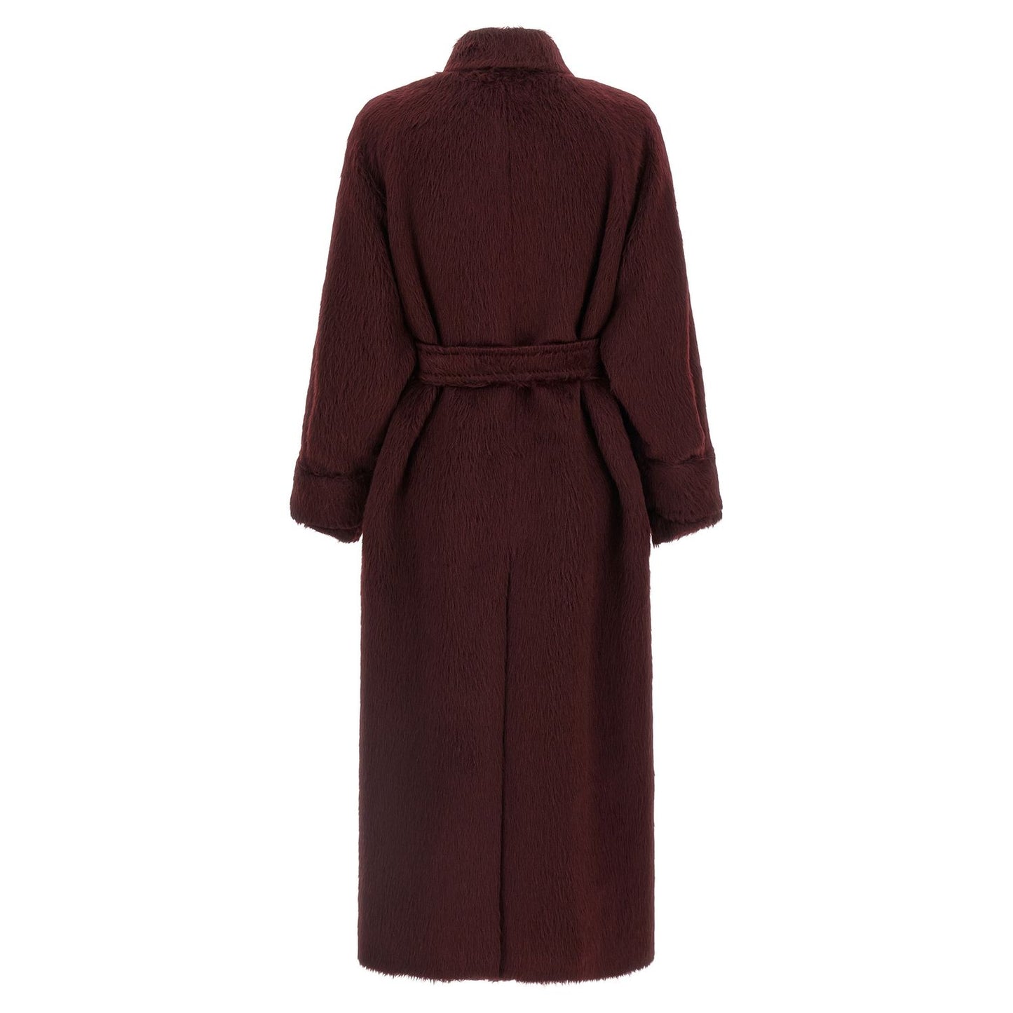 Max Mara Bordeaux Wool Coat