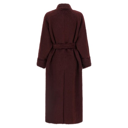 Max Mara Bordeaux Wool Coat