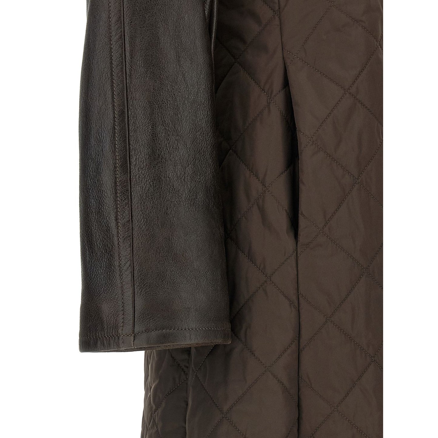 Max Mara Brown Polyamide Coat