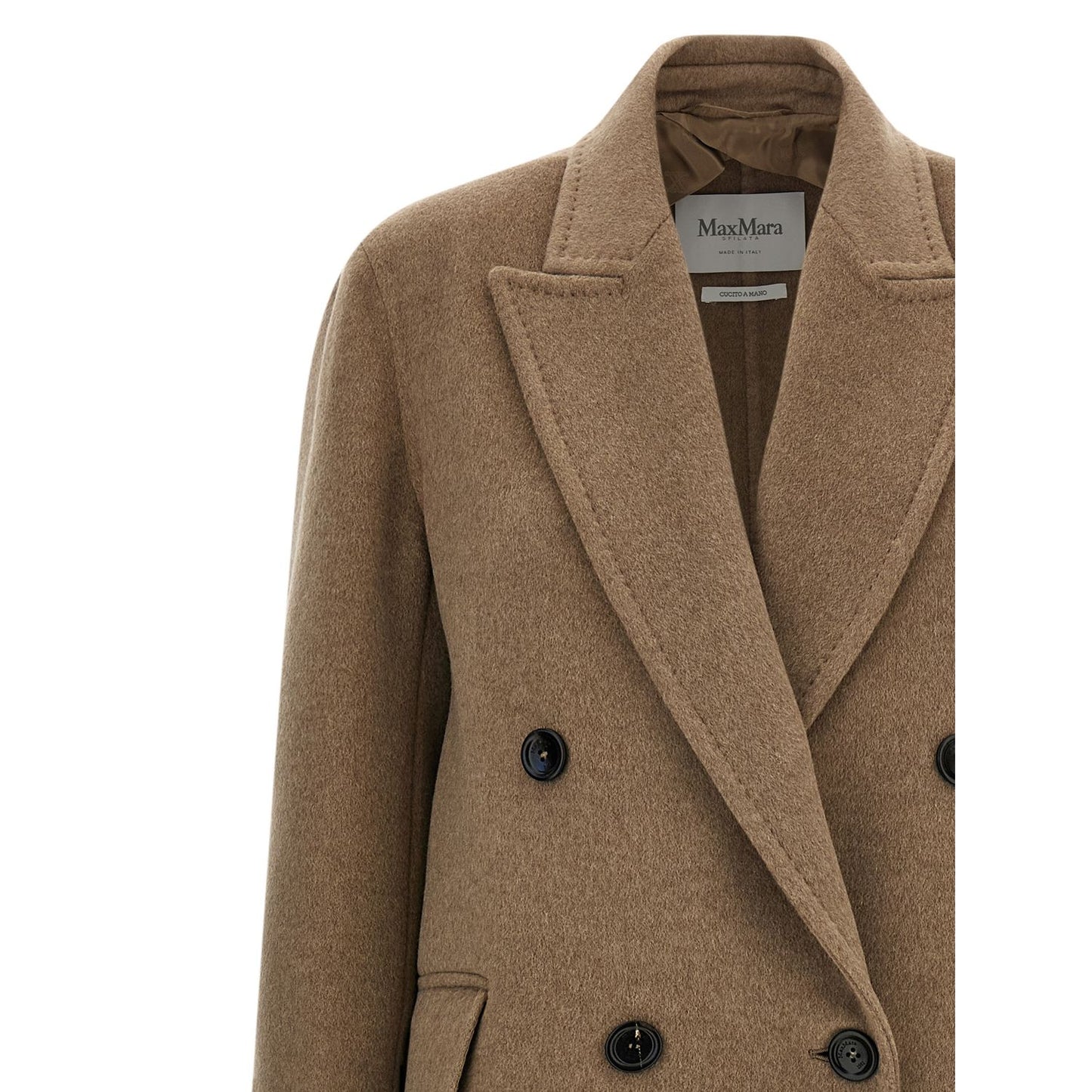 Max Mara Beige Cashmere Coat