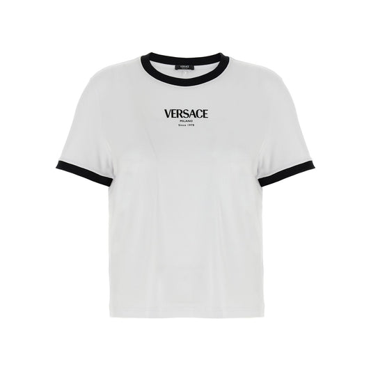 Versace Bicolor Viscose T-Shirt