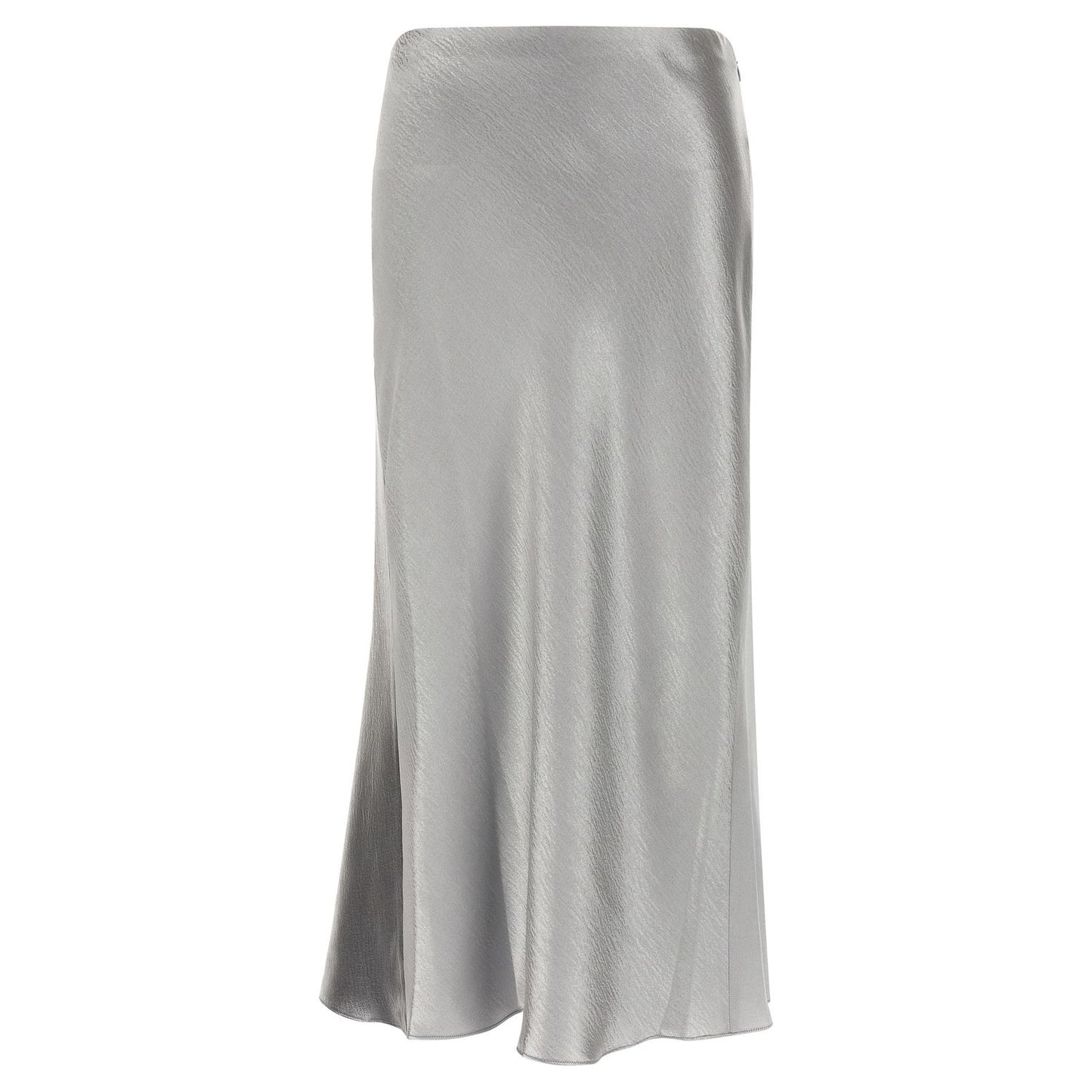 Tory Burch Gray Polyester Midi Skirt