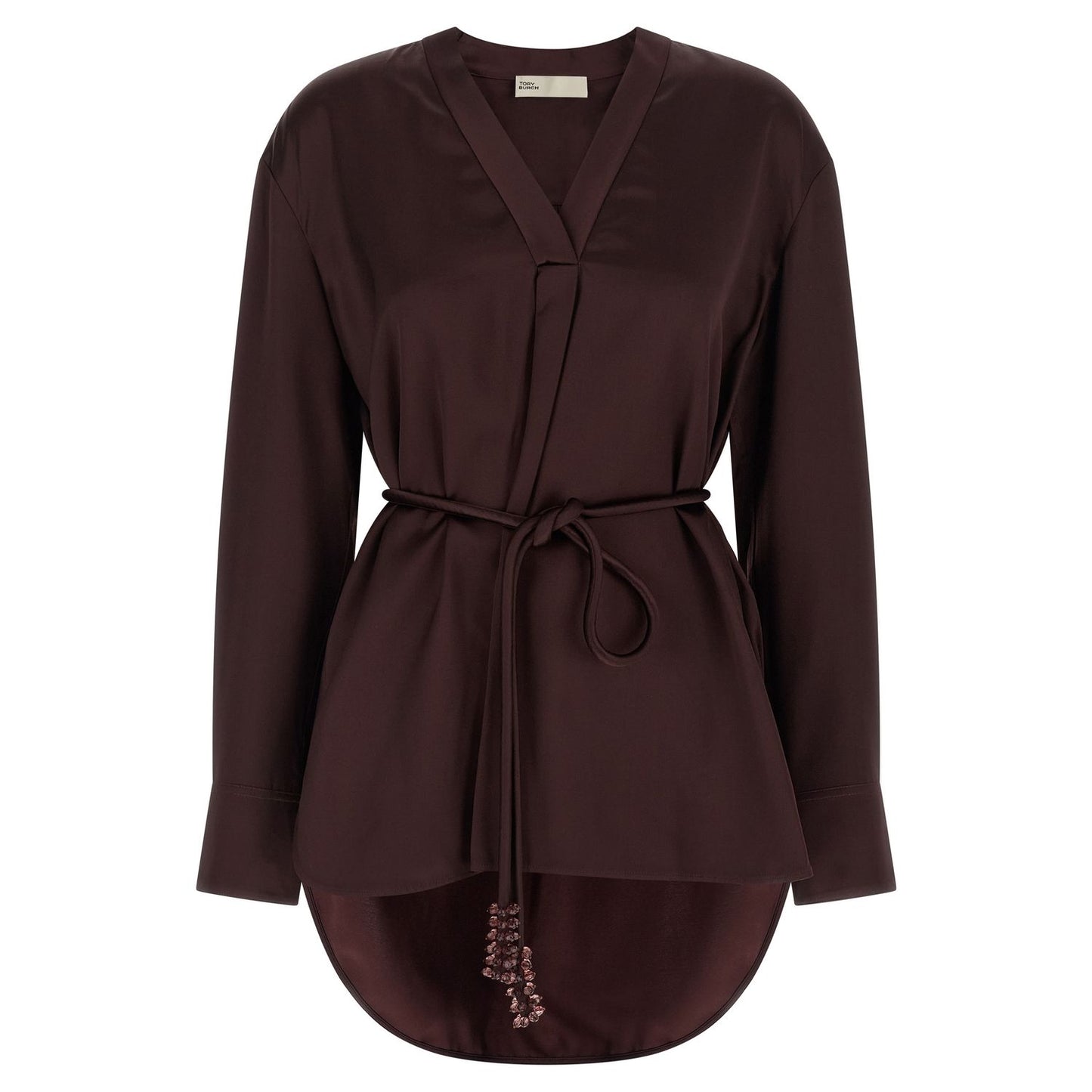 Tory Burch Bordeaux Viscose Blouse