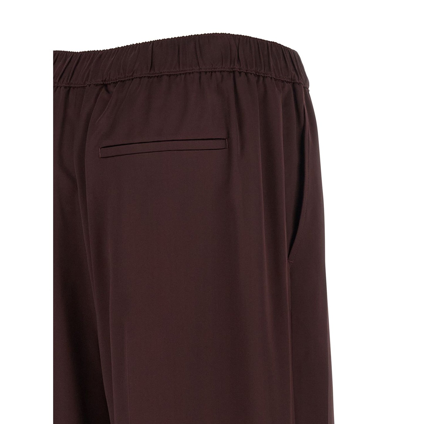 Tory Burch Bordeaux Viscose Casual Pants