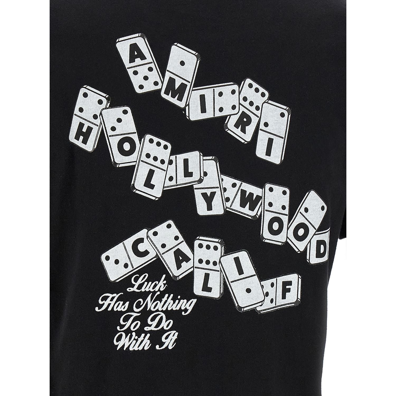 Amiri Black Cotton T-Shirt