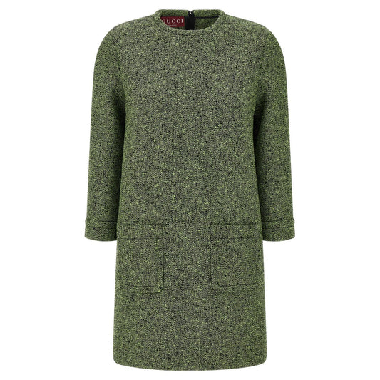 Gucci Bicolor Cotton Short Dress