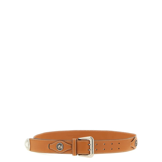 Ermanno Scervino Brown Calfskin Regular Belt