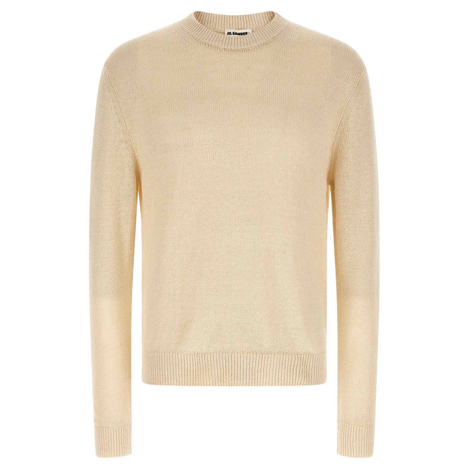 Jil Sander Beige Hemp Cardigan