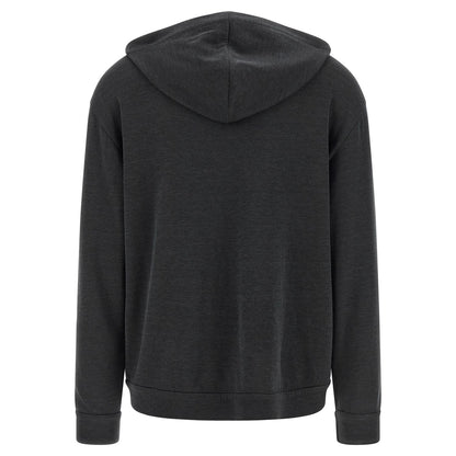Brunello Cucinelli Gray Cotton Hoodie