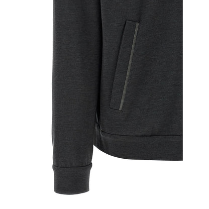 Brunello Cucinelli Gray Cotton Hoodie