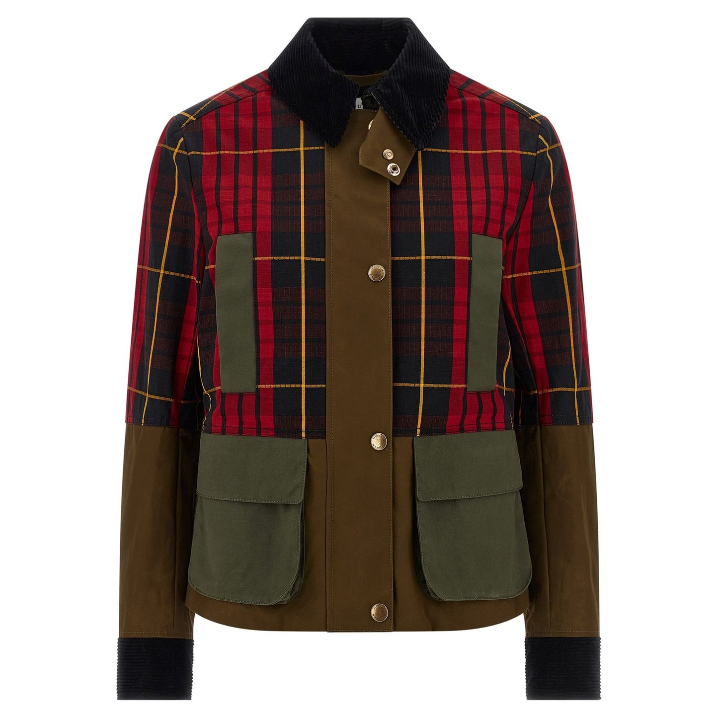 Alexander McQueen Multicolor Cotton Full-Length Jacket